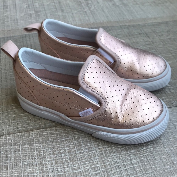 rose gold vans toddler